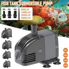 Fish Pond Tank Water Pump Submersible Aquarium Pump Sump Fountain Outdoor UK