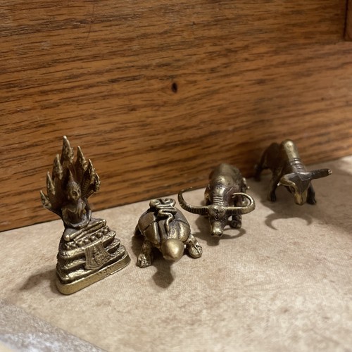 Lot brass figure - brass,