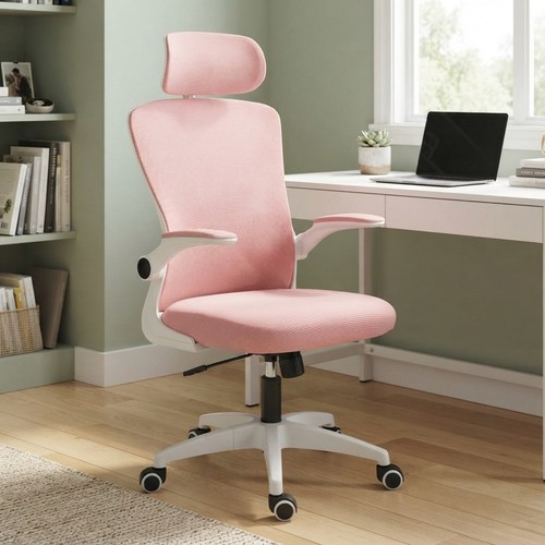 Elegant pink ergonomic swivel - elegant,