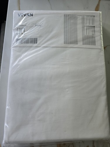 Ikea vivan curtains white - curtains,