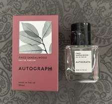 M&S Autograph Fired Sandalwood 30ml Perfume Marks & Spencer Discontinued UK