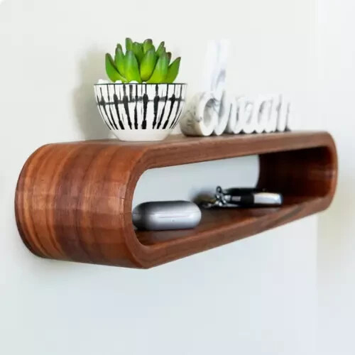 Inche bent wood shelves - 12"inche,