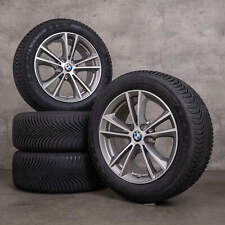 BMW 5 series winter wheels 17 inch G30 G31 rims styling 631 6863417 ferric grey
