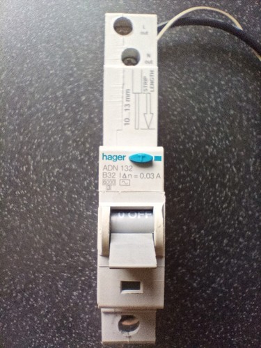Hager rcbo 32a curve - hager, 6ka