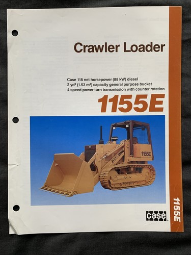 Case crawler loader 1155e - case,