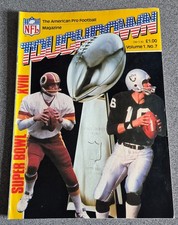 AMERICAN FOOTBALL MAGAZINE ** TOUCHDOWN ** VOL 1 NO 7 ** NFL UK 1983 **SUPERBOWL
