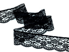 Dainty black floral - dainty, nottingham