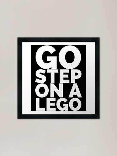 Step lego framed art - lego,