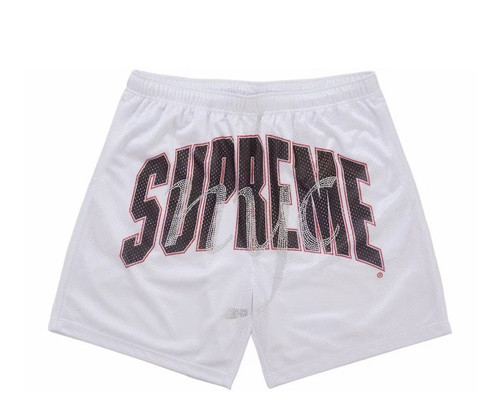 Supreme rhinestone mesh short - mesh,
