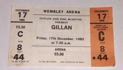 Gillan unused ticket final - gillan, *unused