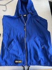 RARE 90's Dready Hoodie Blue New Old Stock VINTAGE Large Oversize Retro Rave
