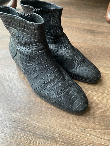 Mens faux croc - mens, heeled
