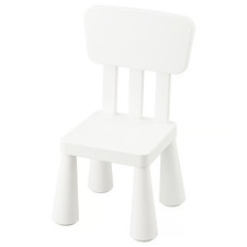 NEW  Ikea  MAMMUT   Children's chair   in /outdoor / white