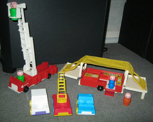 Vintage fisher price fire - vintage,