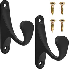 2Pcs Metal Curtain Holdbacks
