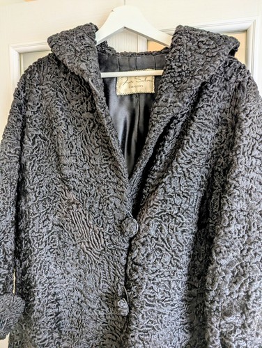 Vintage 1950s black - black, persian