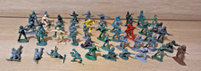 50 Airfix and other makes Toy Soldiers from the 1970's  1/32 Scale war games #9
