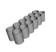 Curtain Spacers Perfect Pleats Pack - Custom Sizing - Extra Long for Poles