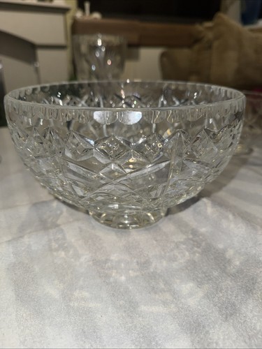Lead crystal diamond cut glass - crystal,