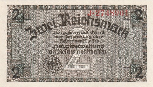 Currency germany 1939 ww2 - currency,