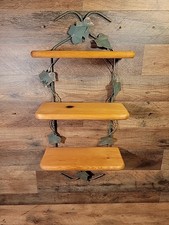 Vintage Solid Wood & Flower