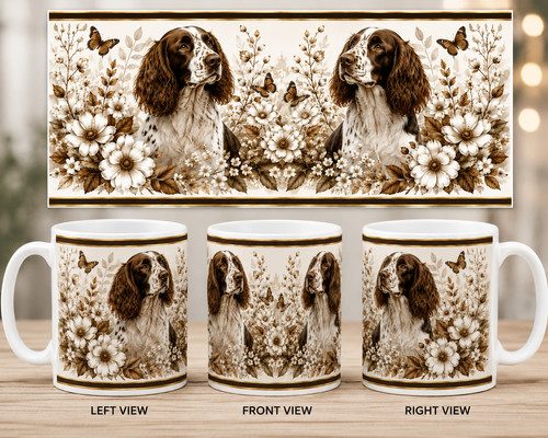 English springer spaniel mug - english,
