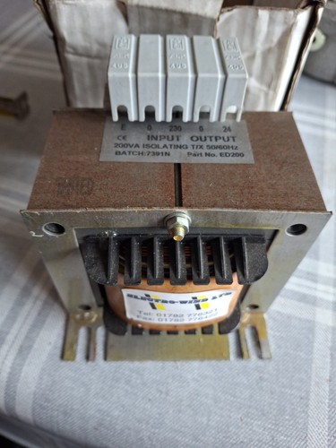 200va transformer 230v input - 200va,