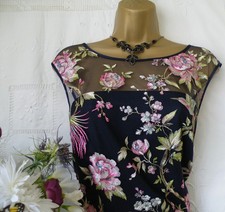 👗***MONSOON PRE-OWNED "ISME NAVY" DRESS SIZE 14***👗