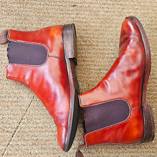 Barker brown leather chelsea - brown,