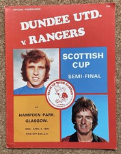 Football Programme Scottish