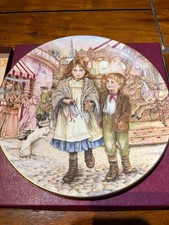 Royal Worcester NSPCC 1989 Christmas Plate - 'Fairground Magic'