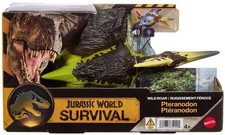 Jurassic World Survival Pteranodon Toy – Wild Roar Figure | Sound & Light Mattel