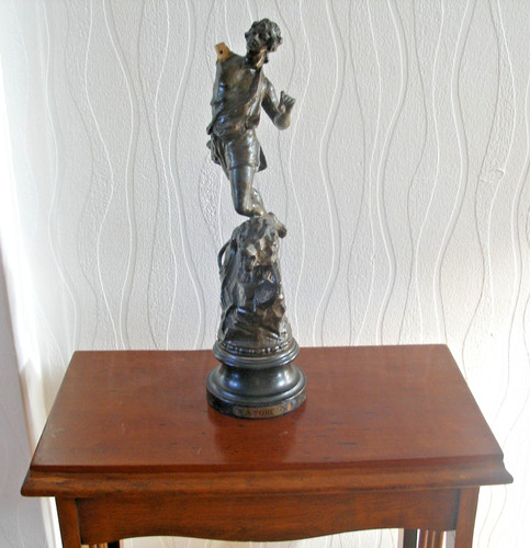 Antique spelter force - antique,