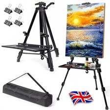 20" to 61" Height Adjustable Art Easel Stand-W/Tray Metal Painting Stand Tripod-