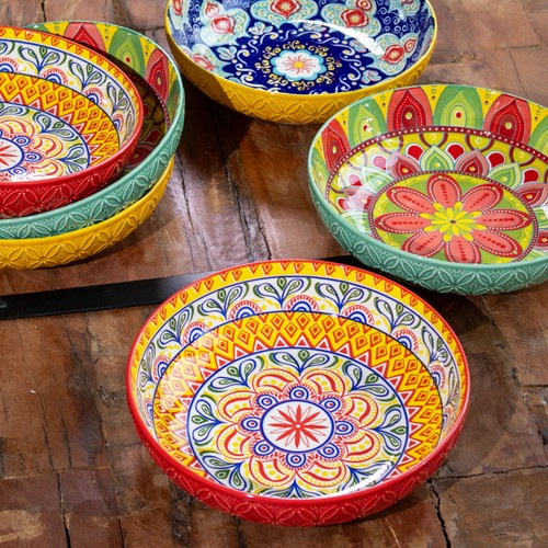 Set tuscany pasta bowls - 6,
