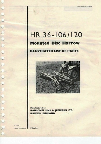 Ransomes 106 120 - hr, 36-106/120