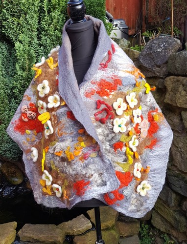 Handmade hand felted merino - hand,
