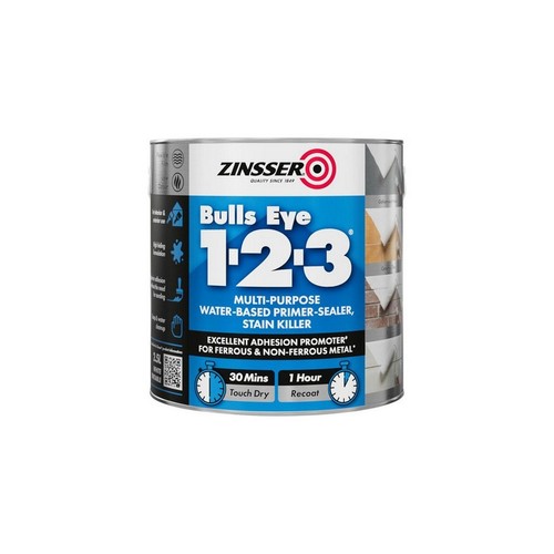 Zinsser bulls eye - bulls, white