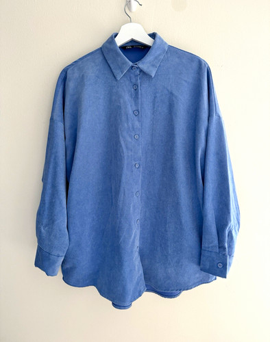 Zara women blue corduroy - women’s,