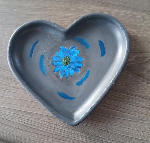 Handmade heart shaped trinket - handmade,