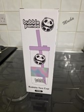 Pastels Bubble Panda Glass Cup