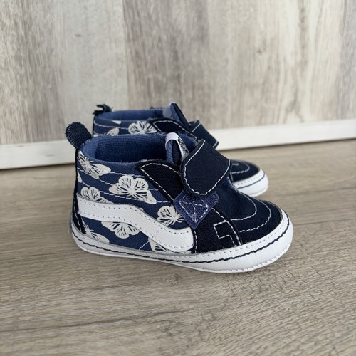 Vans sk8 crib denim shoes - vans,