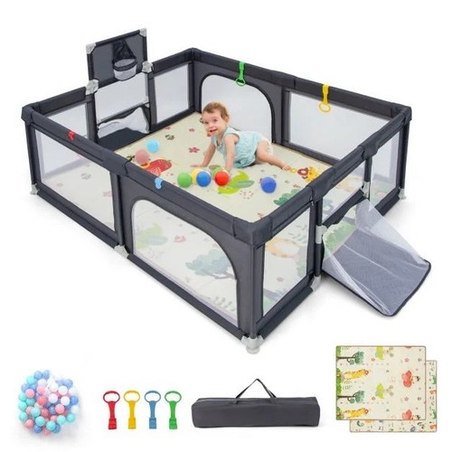 Large baby playpen with mat - playpen,