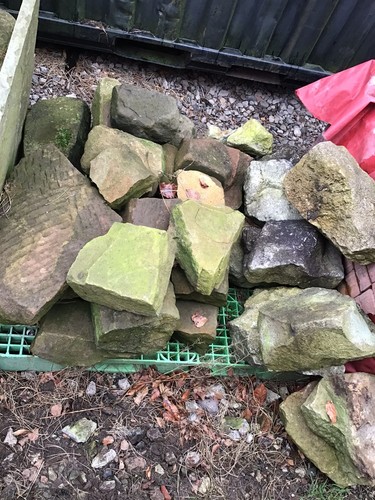 Garden rockery stones - stones, various