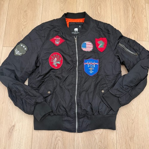 American stitch bomber jacket - american,