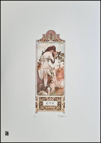 Alphonse mucha the summer - *,
