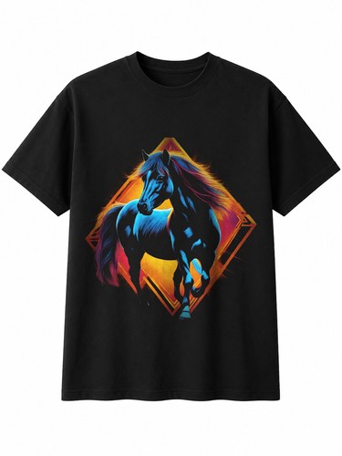 Graphic highland pony - graphic, triangle