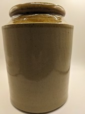 Vintage Large Stoneware Glazed