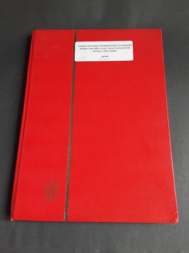 Album with canadian stamp - with,