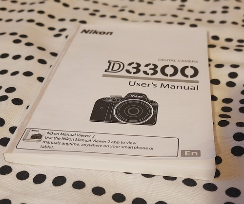 Nikon d3300 original manual - original,